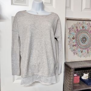 Anthro Silence + Noise ivory sweater